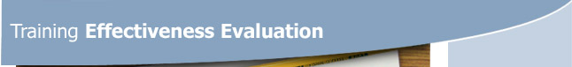 Training Effectiveness Evaluation