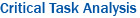 Critical Task Analysis Critical Task Analysis